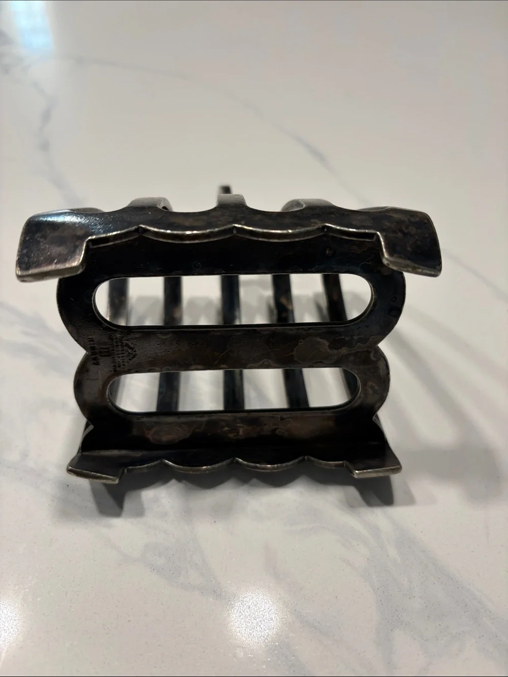Antique Silver Toast Rack - Picture 5 of 6
